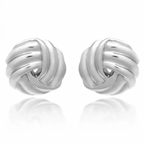 Knoten Ohrringe in Silber