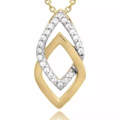 Halskette aus vergoldetem Sterlingsilber