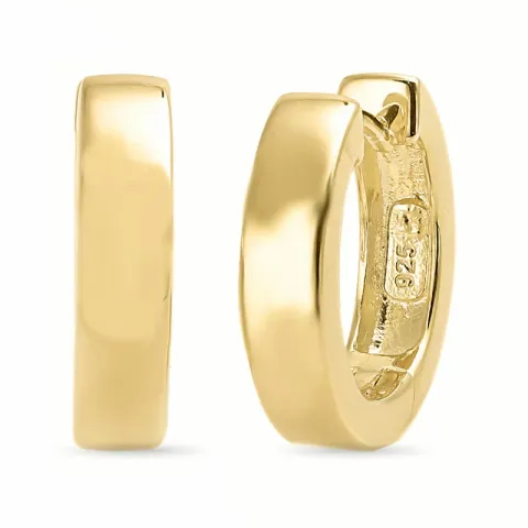 17 mm Kreole in vergoldetem Silber