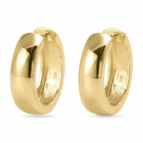 18 mm Kreole in vergoldetem Silber