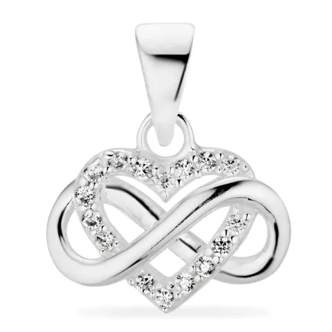 infinity Zirkon Anhänger aus Silber