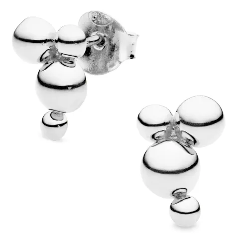 Kugel Ohrringe in Silber