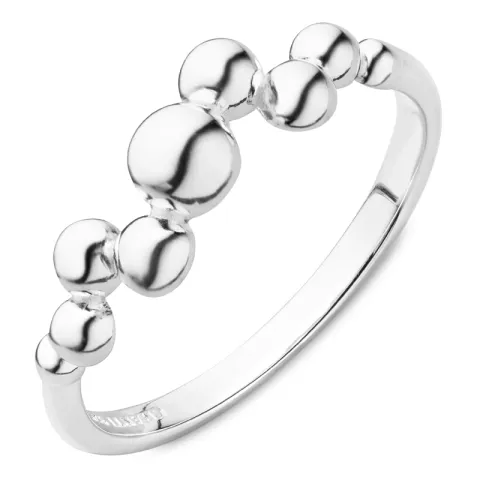 Kugel Ring aus Silber - Bubbly Pure