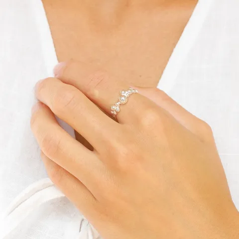 Kugel Ring aus Silber - Bubbly Pure