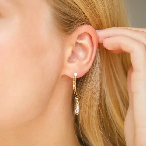 Ohrringe in vergoldetem Silber