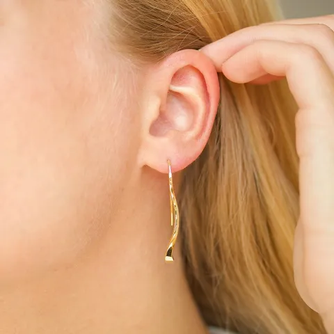 Ohrringe in vergoldetem Sterlingsilber