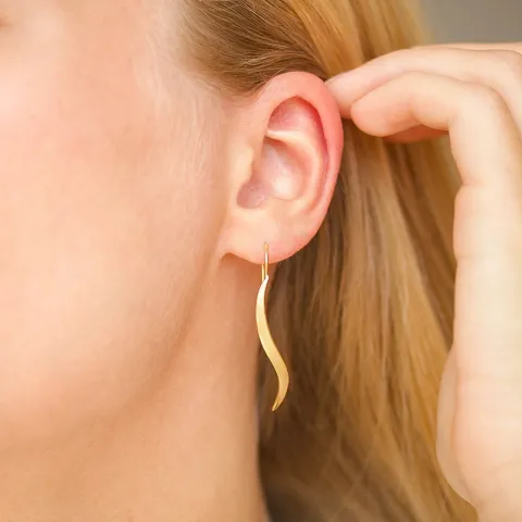 Ohrringe in vergoldetem Silber