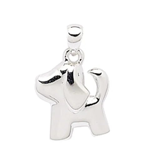 Hunde Anhänger aus Silber