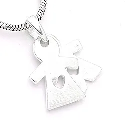 Junge/Mädchen Anhänger aus Silber
