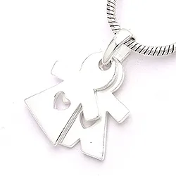 Junge/Mädchen Anhänger aus Silber