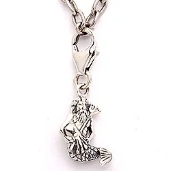 Wassermann Sternzeichen Charm Anhänger aus oxidiertem Sterlingsilber