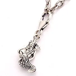 Wassermann Sternzeichen Charm Anhänger aus oxidiertem Sterlingsilber