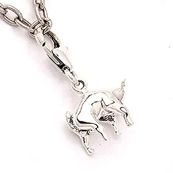 Stier Sternzeichen Charm Anhänger aus Silber