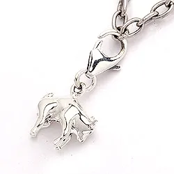 Stier Sternzeichen Charm Anhänger aus Silber