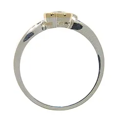 Herz Ring aus Silber mit vergoldetem Sterlingsilber