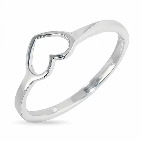 Fingerringe Herz Ring aus Silber