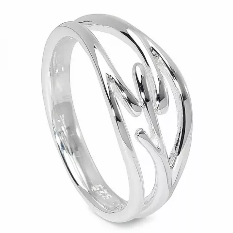 Polierter Ring aus Silber
