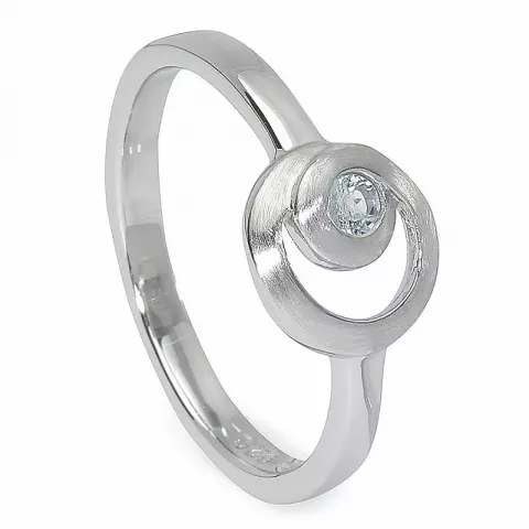 Fingerringe: runder Ring aus Silber