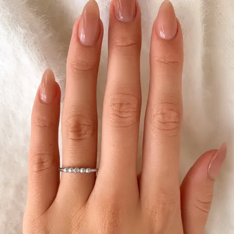 Elegant kugel ring aus silber