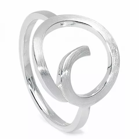 Elegant runder Ring aus Silber