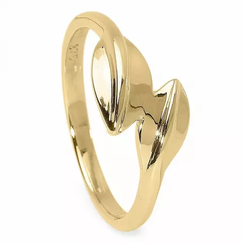 Ringe: Blatt Ring aus 9 Karat Gold