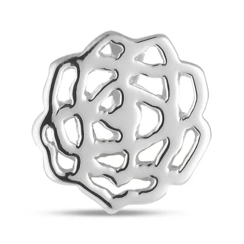 Geburtsblume Januar Nelke Anhänger aus Silber