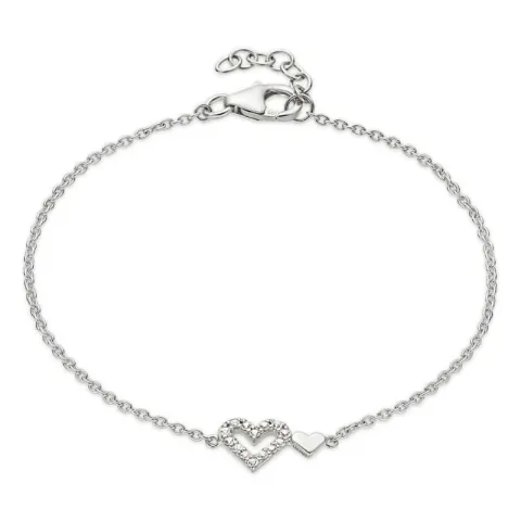 Herz Armband aus Silber