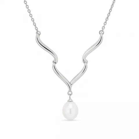 Perle Halskette aus Silber