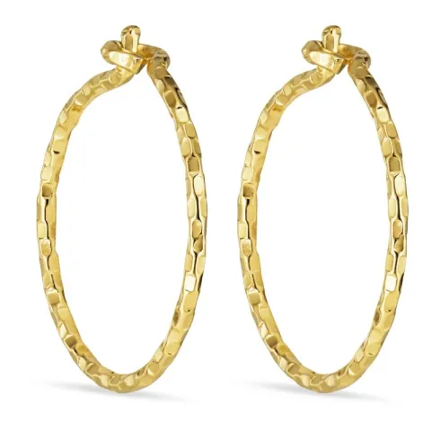 16 mm Kreole in vergoldetem Silber