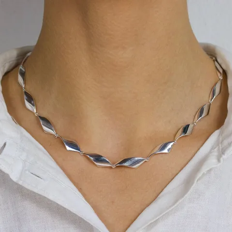 Halskette aus Silber  x 8,0 mm