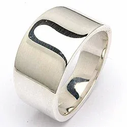 Breit Ring aus Silber