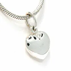 11 x 10 mm Herz Anhänger aus Silber