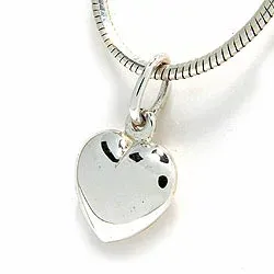 11 x 10 mm Herz Anhänger aus Silber