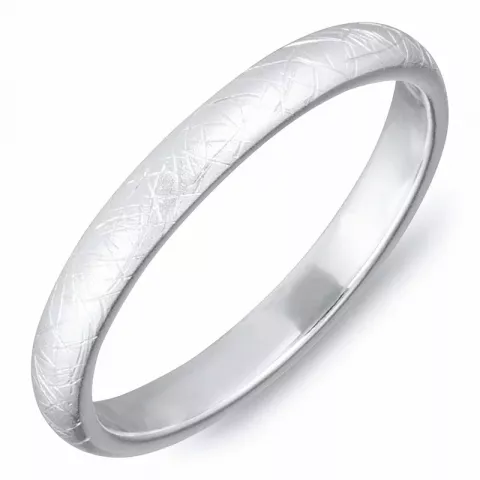 Gebürsteter strukturierter Ring aus Silber