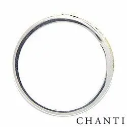 Zirkon Ring aus Silber mit 8 Karat Gold