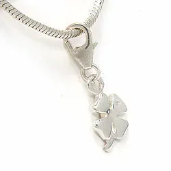 Kleeblatt Charm Anhänger aus Silber