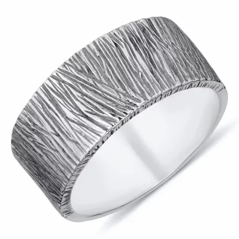 Kollektionsmuster Herrenring aus oxidiertem Sterlingsilber