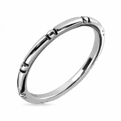 Ring aus oxidiertem Sterlingsilber