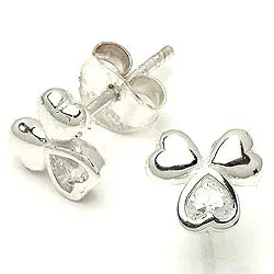 Herzohrringe in Silber