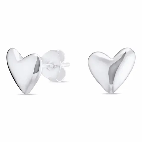 Herzohrringe in Silber