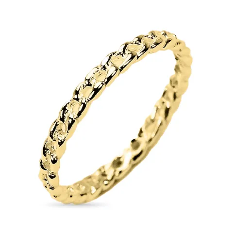 Kette Ring aus vergoldetem Sterlingsilber