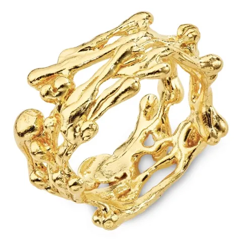 Ring aus vergoldetem Sterlingsilber