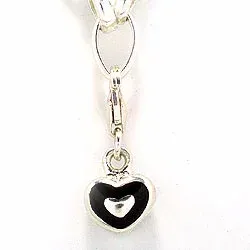 Herz Charm Anhänger aus Silber