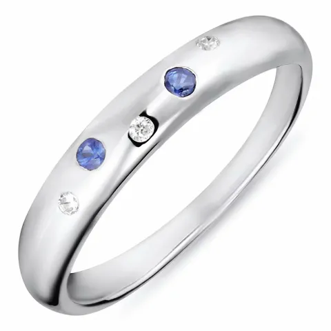 Saphir Ring aus Silber