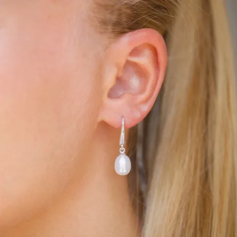 Perle Ohrringe in Silber