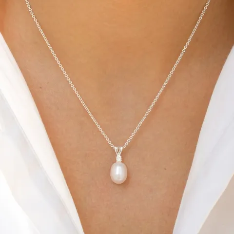 Perle Anhänger aus Silber