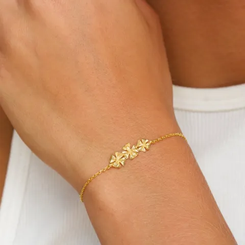 Armband aus vergoldetem Sterlingsilber 16 plus 3 cm x 6,5 mm
