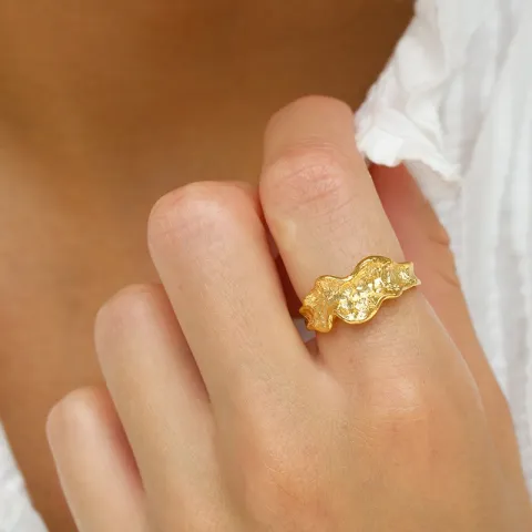 Ring aus vergoldetem Sterlingsilber