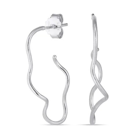 Halbkreolen in Silber