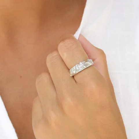 Ring aus Silber - Lumé Etched